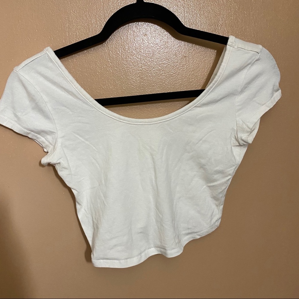 White Crop Top